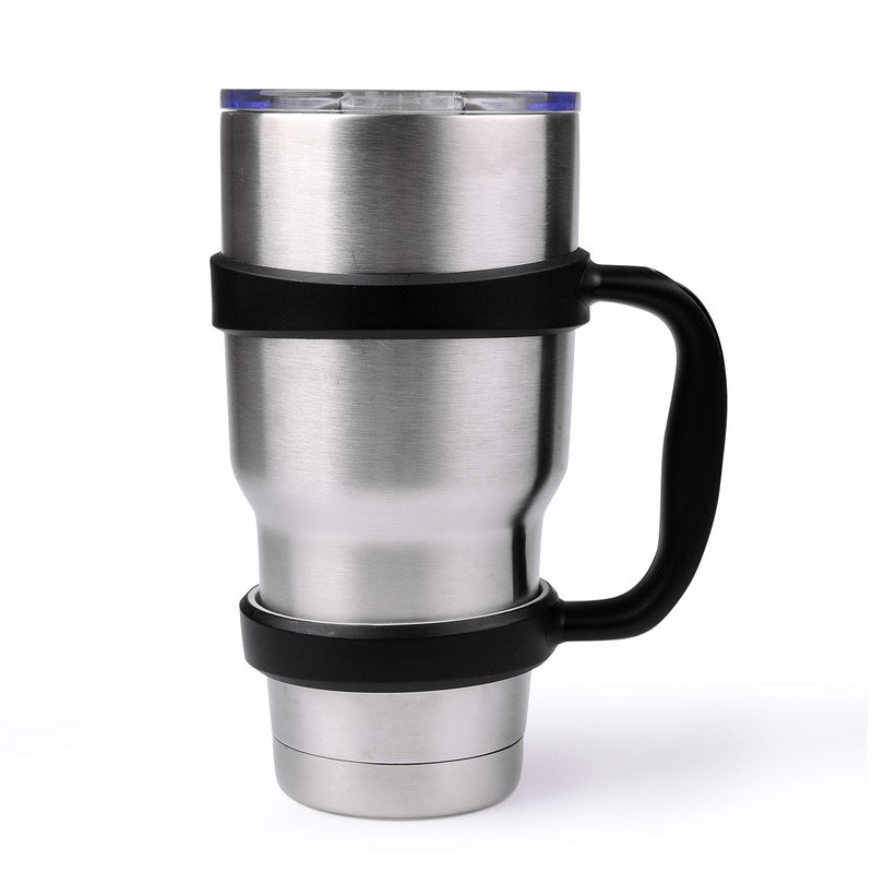 STRATA CUPS 30 oz Tumbler Handle - Available For 30 oz YETI Tumbler, OZARK TRAIL, Rambler Tumbler- BPA free (Black) - Image 3